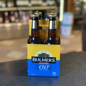 Bulmers Cider 0% 4pk bottles